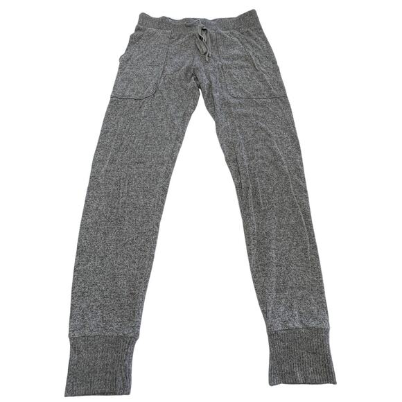 Joie Pants Womens XS Gray TENDRA Knit Joggers Drawstring Lounge Cozy Sweatpants - Picture 2 of 9